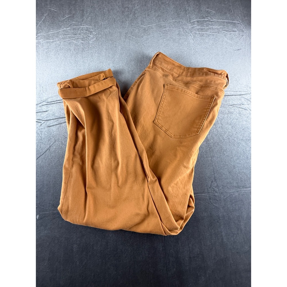 NYDJ Margot Girlfriend Jeans 20WT Rust Orange Lift Tuck Cool Embrace Pants